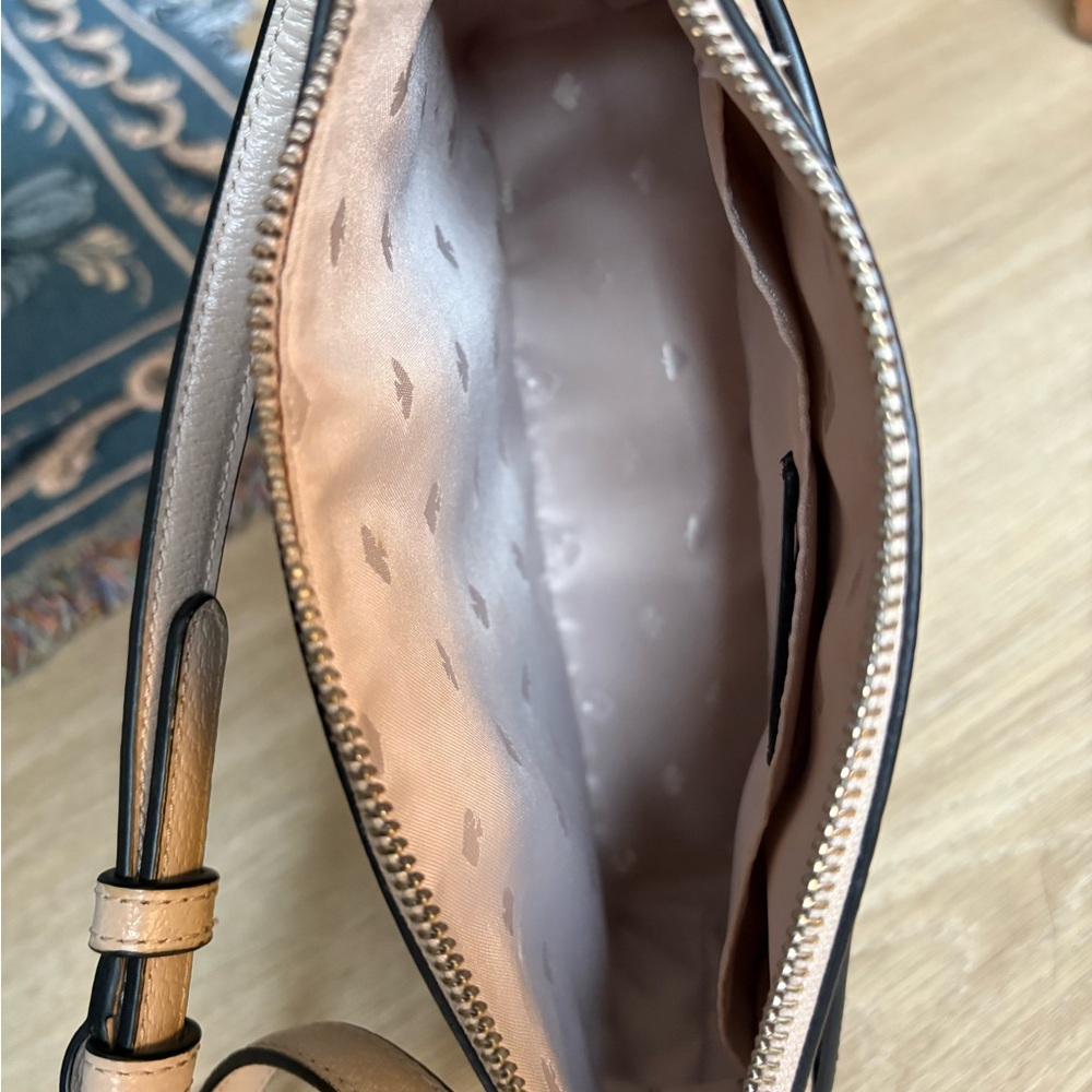 Kate Spade Jeanne Crossbody | Warm Vellum/Black | Structured Leather | LIKE NEW - Picture 9 of 13